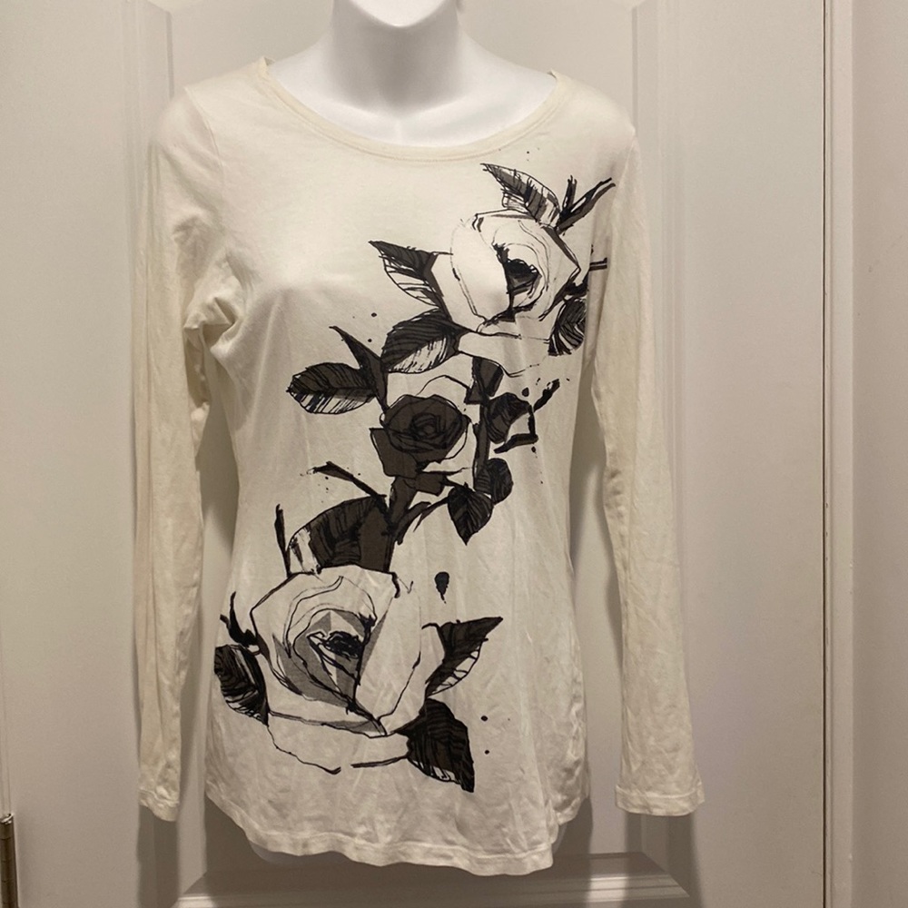 Express long sleeve cotton top